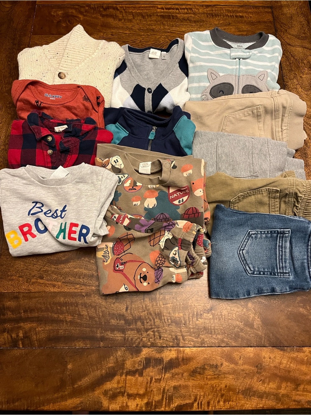 Lot of 12-18 Month Toddler Boy Clothing - H&M, Joe Fresh, Carter’s